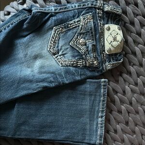 Miss Me Women's Boot Cut Jeans - Blue